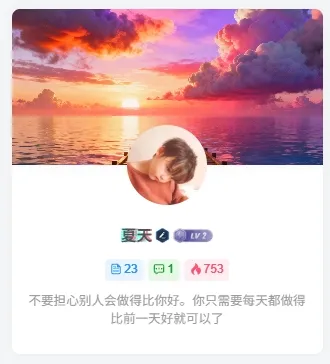 子比主题美化：给用户昵称添加抖音故障风格动效-夏天屋